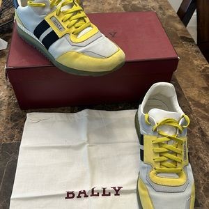 Bally.Size 10. Grey & Yellow